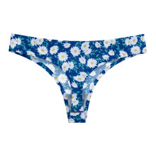 Tanga donna senza cuciture, intimo a vita bassa, morbido, alla moda, con stampa, per taglia S