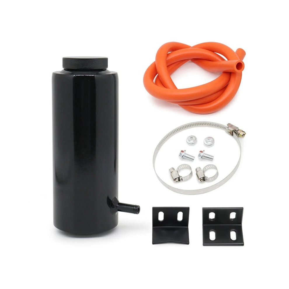 Aluminum Car Universal Radiator Coolant Tank 800Ml Coolant Expansion Tank Cooling Catch Bottle Overflow Reservoir Black 6031368568028