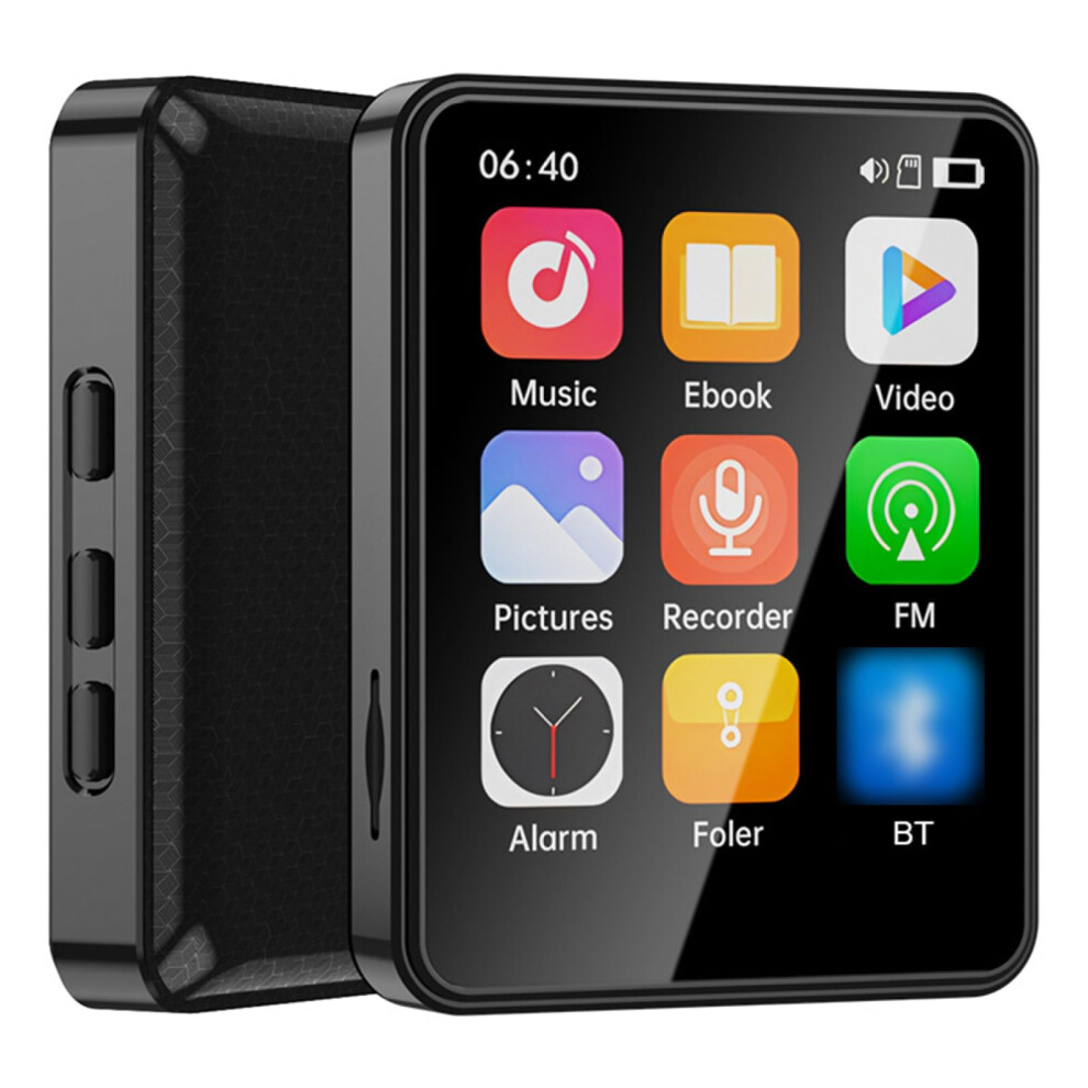 Kosingna Mp3 Mp4 Player 2.4Inch Touch Screen Bluetooth Builtin Speaker Tf Card Ebook Reading Video Usb 16Gb 9347817273656