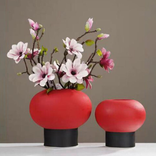 Lantern Planter Modern Decorative Flower Pot for- green pot 2