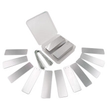 50 stuks aluminium plantenlabels met 6 inch metalen draden voor