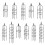 Tower Obelisk Garden Trellis Support-Diameter 25CM 150CM 2