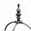 Rust-resistant Garden Stainless Steel-Diameter 20CM 120CM 2
