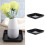 Plastic Flower Pot Drip Trays 2pcs Square Succulent Potted 5