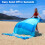 Stranddeken Waterdichte draagbare campingmat-M Dubbele kleur 7