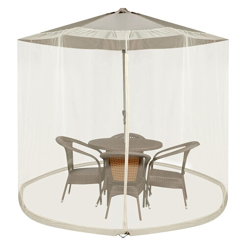 Windproof Hanging Umbrella Durable Mosquito Netting Outdoor Mesh