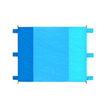 Beach Blanket Sand Free Durable Camping Mat Picnic-M Tricolor
