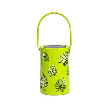 Wrought Iron Leaf Solar Lantern Hollow Leaves Girl Boy Party