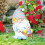 Gnome Yard Stake Easter Yard Sign Water Proof Easter Props 4