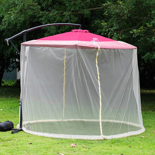 Windproof Hanging Umbrella Durable Mosquito Netting Outdoor Mesh 2