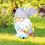 Gnome Yard Stake Easter Yard Sign Water Proof Easter Props 7