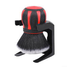Car Interior Cleaning Brush Dashboard And Console, Keyboard Cleaner, Red Nylon Bristles, Car Detailing Brush
