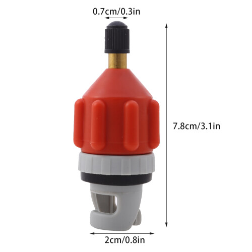 Opblaasbare boot SUP-pompadapter Luchtpompconverter Lucht-Oranje 1