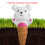 4Pcs Cartoon Rabbit Automatic Plant Dripper Ceramics Potted 4