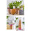 4Pcs Cartoon Rabbit Automatic Plant Dripper Ceramics Potted 7