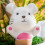 4Pcs Cartoon Rabbit Automatic Plant Dripper Ceramics Potted 5