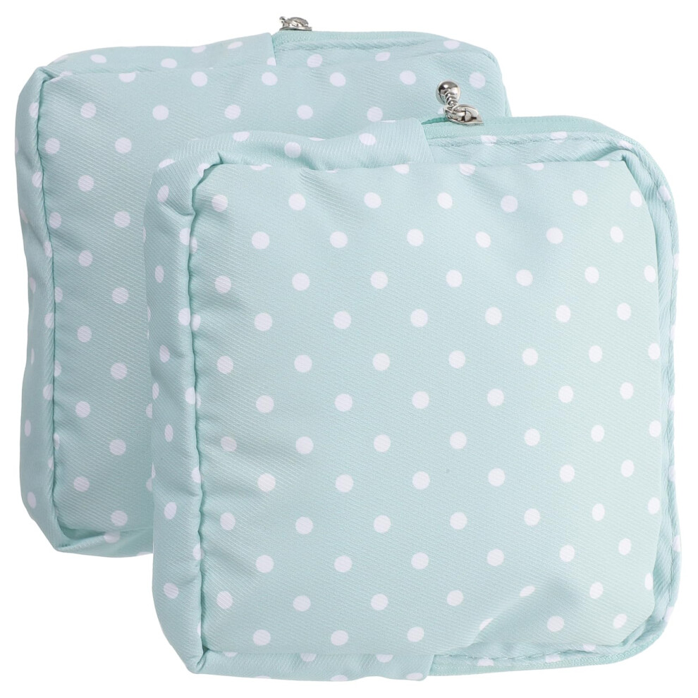 Nursing Pad Pouch Reusable Sanitary Napkin Storage Bag Compact Toiletry Bag Small Set of 2 For Girls