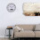 Multifunctional Wall Mounted Clock With LCD Screen Time Temperature And Humidity Measurements Silver 3