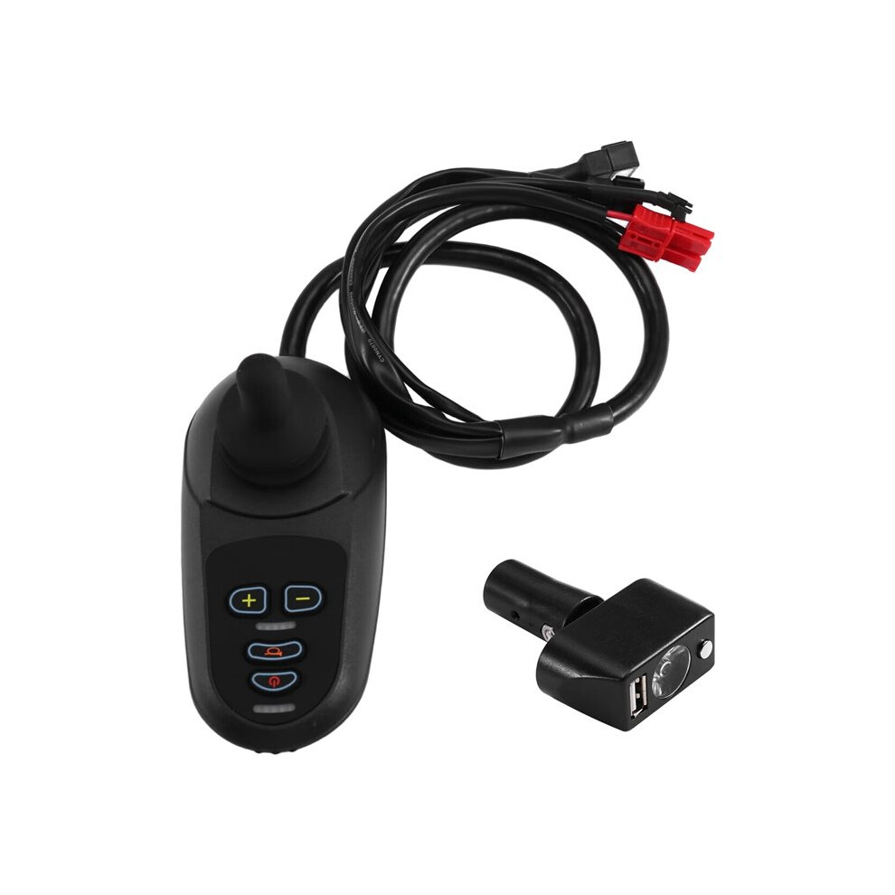 24V Electric Wheelchair Controller Joystick Controller + Usb Lamp Universal Remote Rod Accessories 6031478636105