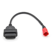 16 Pin To 6 Pin Connector For Motorcycles And ATVs Diagnostic Extension Adapter Cable Test Scanner USB Interface