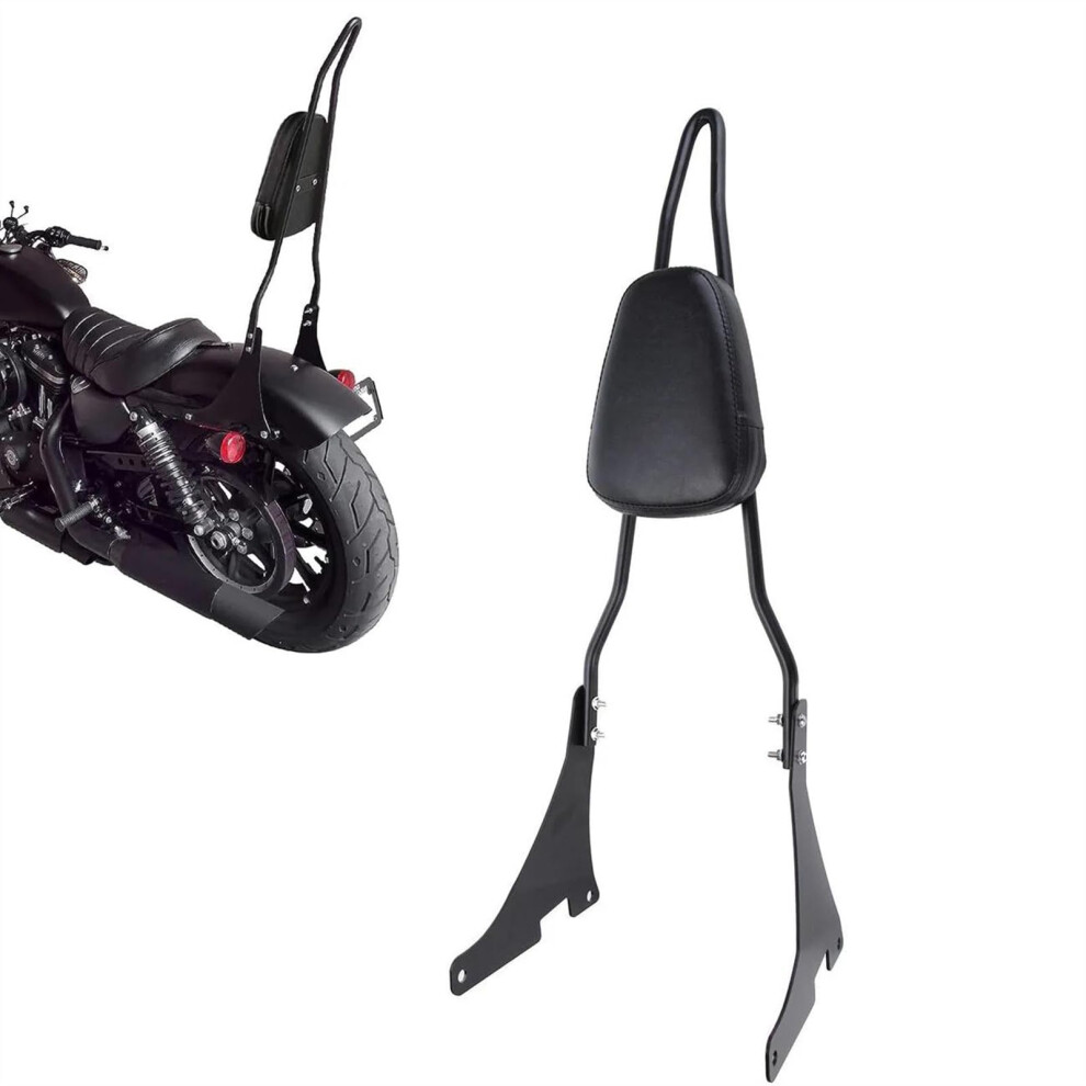 Motorcycle Sissy Bar For Harleydavidson Xl1200r Detachable Rear Passenger Backrest 20042014 Black 9426802743135