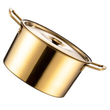 Korean Noodle Pot Instant Noodles Cooker With Lid Double Handles For Ramen Soups And Sauces 20X17X10.8 cm Cookware