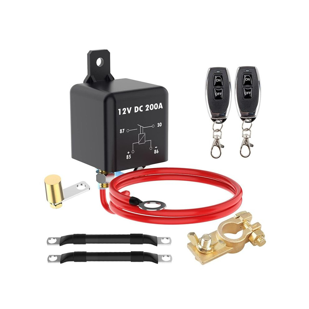 Remote Battery Disconnect 200A 12V Top Post Negative Battery Shut Off For Car Rv Truck Vehicle,Battery 6032138521502
