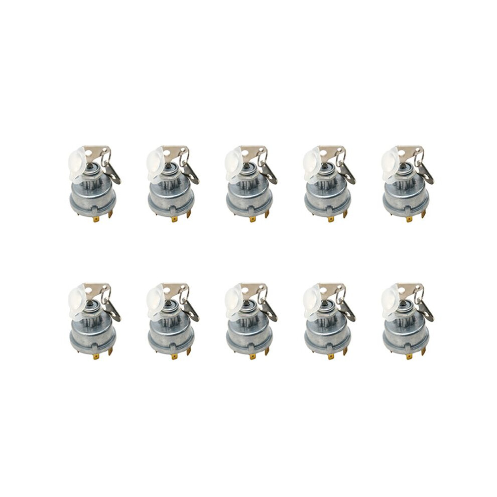 10X Universal Tractor Plant Ignition With Keys Ignition For 128Sa Massey Ferguson 30 275 Case Jcb 35670 6034049893723