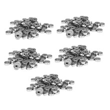 300 StüCk 608 2RS Kugel Lager ABEC-5 8X22X7 mm Tiefe Nut Kohlen Stoffstahl Abgedichtete Kugel Lager