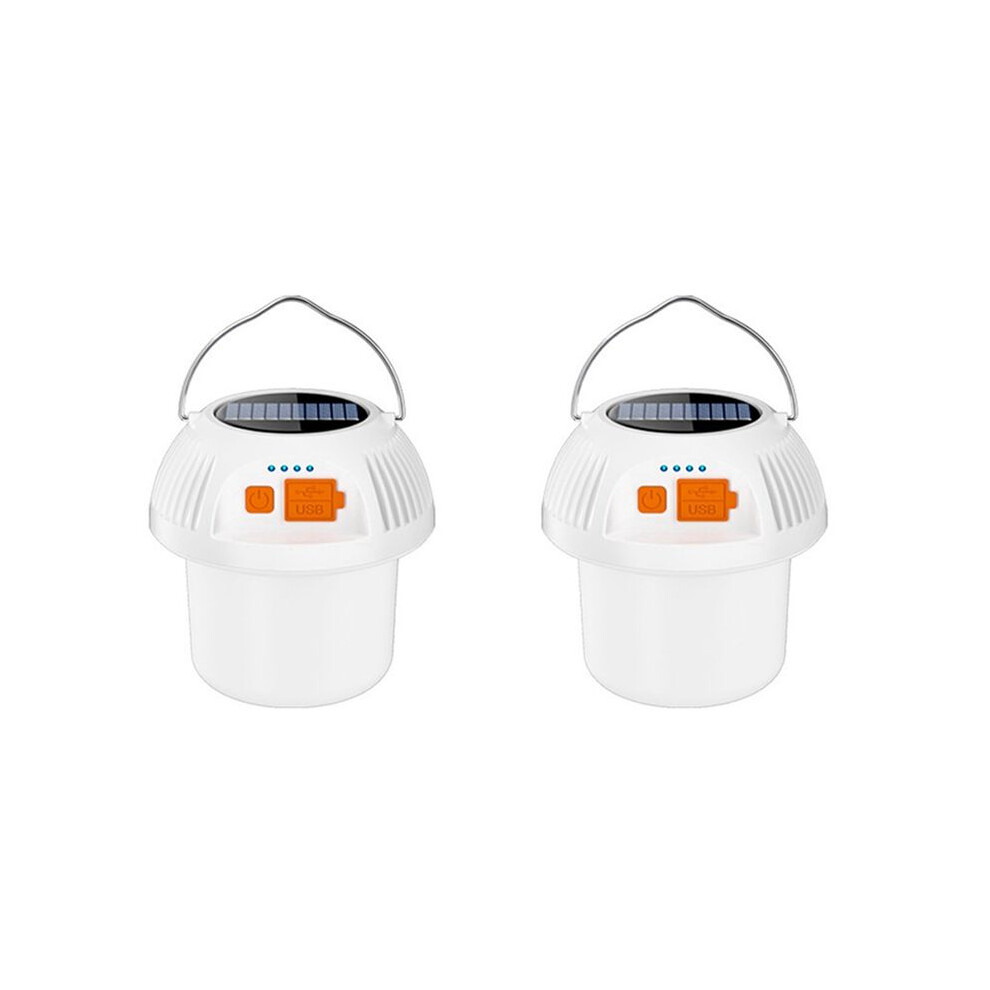 2X Warm Outdoors Camping Lights Emergency Lights Charging Tent Lights Atmosphere Camping Lights, White 6033963972118
