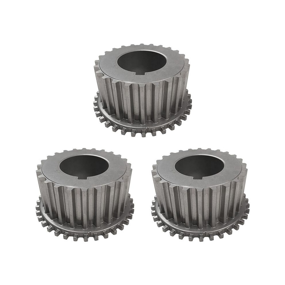 3X 13521-74040 Pulley Crankshaft Timing Gear For 1352174040 Gray 4711954500381