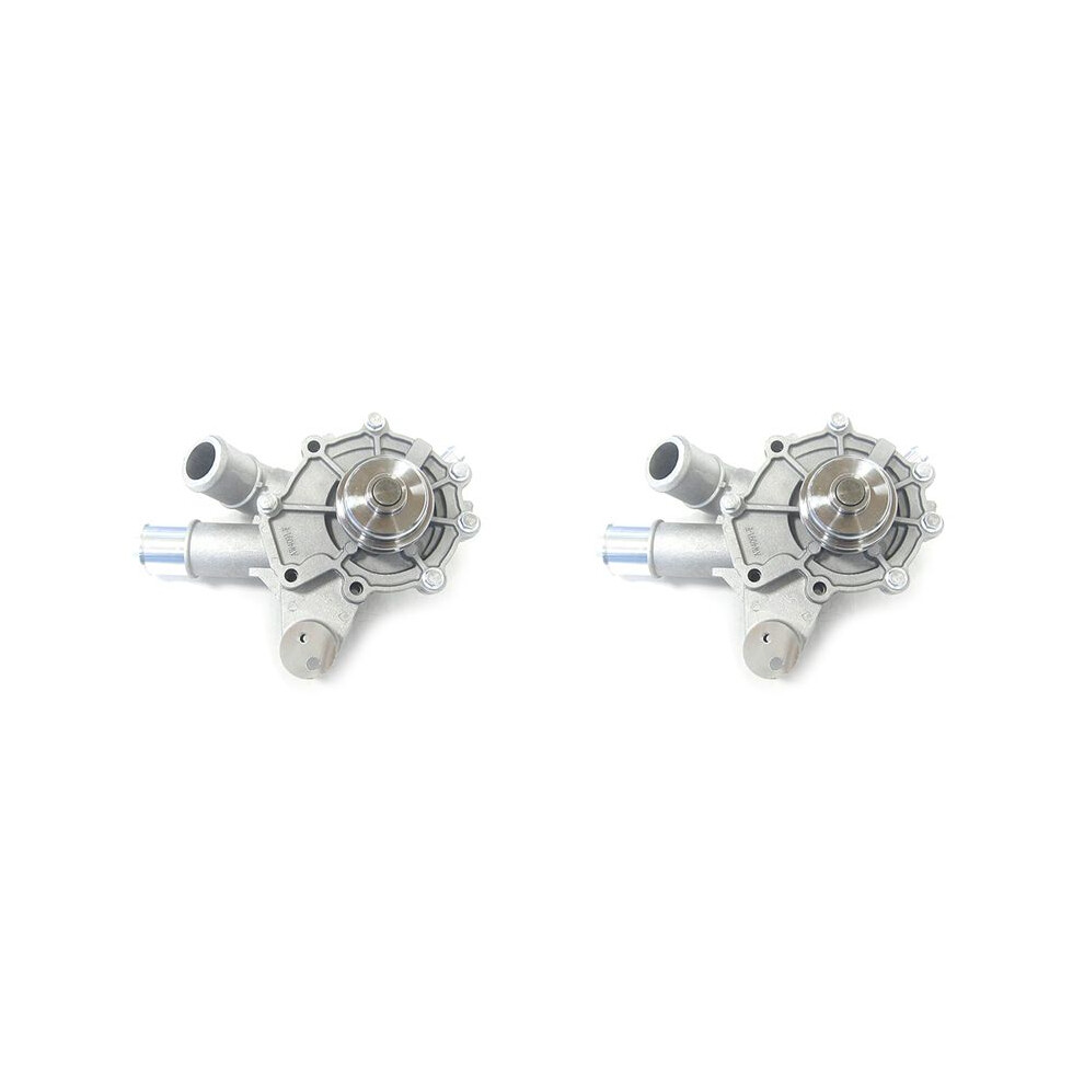 2X Car 5L8z 8501 Ab Cooling System Long Neck Type Water Pump For Tribute Escape V6 Mendeo 2.5 2000-2007 Silver 4713129660395