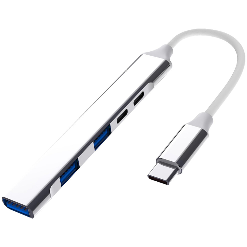 5Ports Usb3.0 Hubs Ctype Hubs 5Gbps 5Port Usb 3.0 Splitter Adapter For Phone Tablet Silver 9426802743456