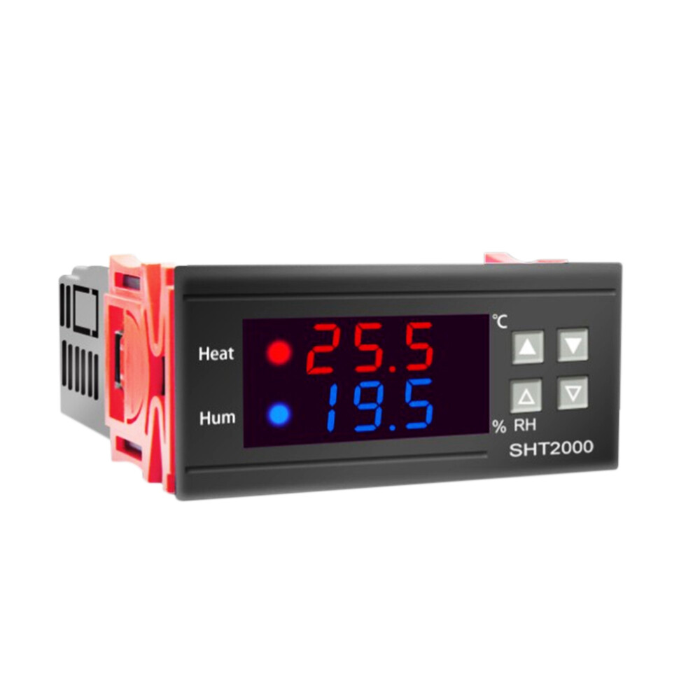 Sht2000 Temperature Humidity Controller Thermostat Humidistat Indoor Brewing Incubator Thermometer Hygrometer Ac110-230V 6032641389088
