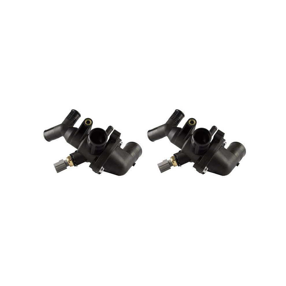 2X Thermostat Housing Sensor Assembly For Transit Mk7 2.4 Tdci 2006-2012 Bk3q-8A586-Aa Bb3q-8A586-Ab Black 6032138520161