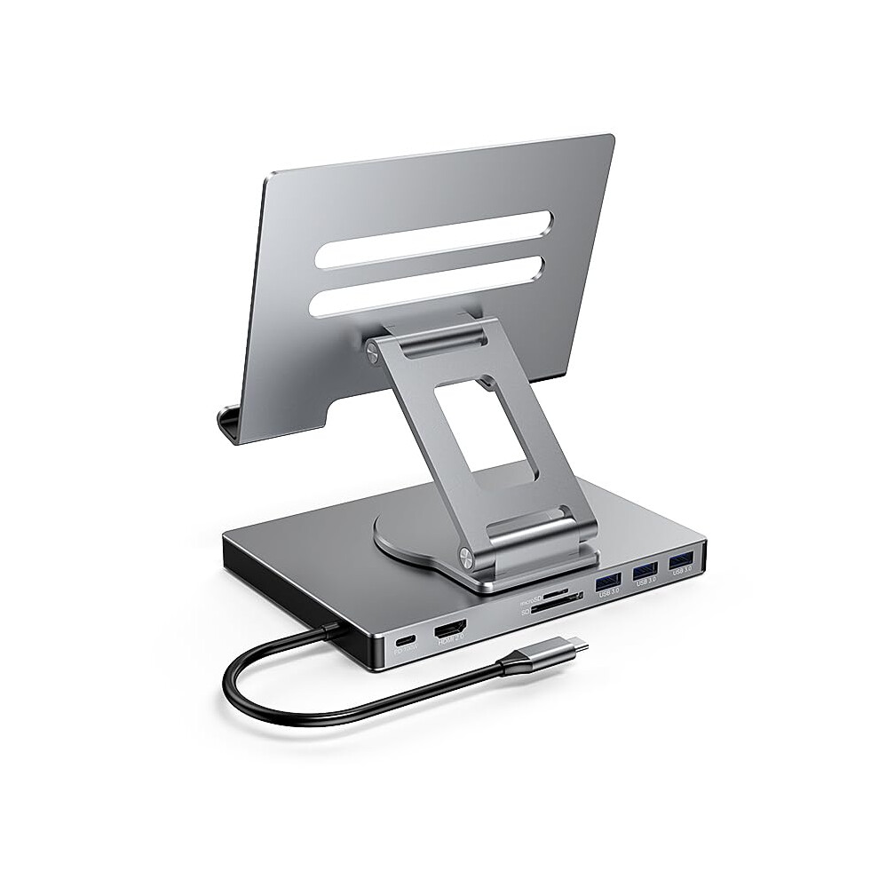 Usb C Hub For Ipad Pro M4 M2 M1 1113 Inch Pro And Ipad Air, 4K60 Hdmi, Pd, Sd/Tf Card Reader, Usb 3.0, Audio, Dock 9426802743609