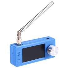 Radio Portable SI4732 10 KHz-180 MHz Interface SMA Antenne Télescopique LSB USB AM FM Radio de Poche, Récepteur Bleu