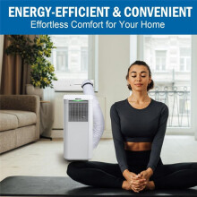 Draagbare AC-Slangisolatiehoes, Draagbare Airconditionerslanghoes voor 5 Inch en 5,9 Inch Diameter, Eenvoudige Installatie
