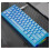 USB Gaming Mechanical Keyboard 61 Keys Red  Wired Detachable Cable RGB Backlight Hot Swappable 2