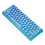 USB Gaming Mechanical Keyboard 61 Keys Red  Wired Detachable Cable RGB Backlight Hot Swappable 1