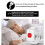 Wireless Watch Button Pager Emergency SOS Paramedic Pager Emergency Call Button for Patient Call System EU Plug White 5