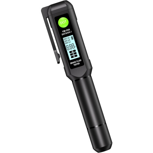 Digital Brake Fluid Tester Pen for DOT3 DOT4 DOT5 with LED Indicators and  Precision Sensors 2