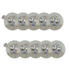 50 Stück Weiße LED-Untersetzer, Leuchtende Untersetzer, LED-Aufkleber, Weinflaschenlichter, für Getränke, Barzubehör, Party, Hochzeit