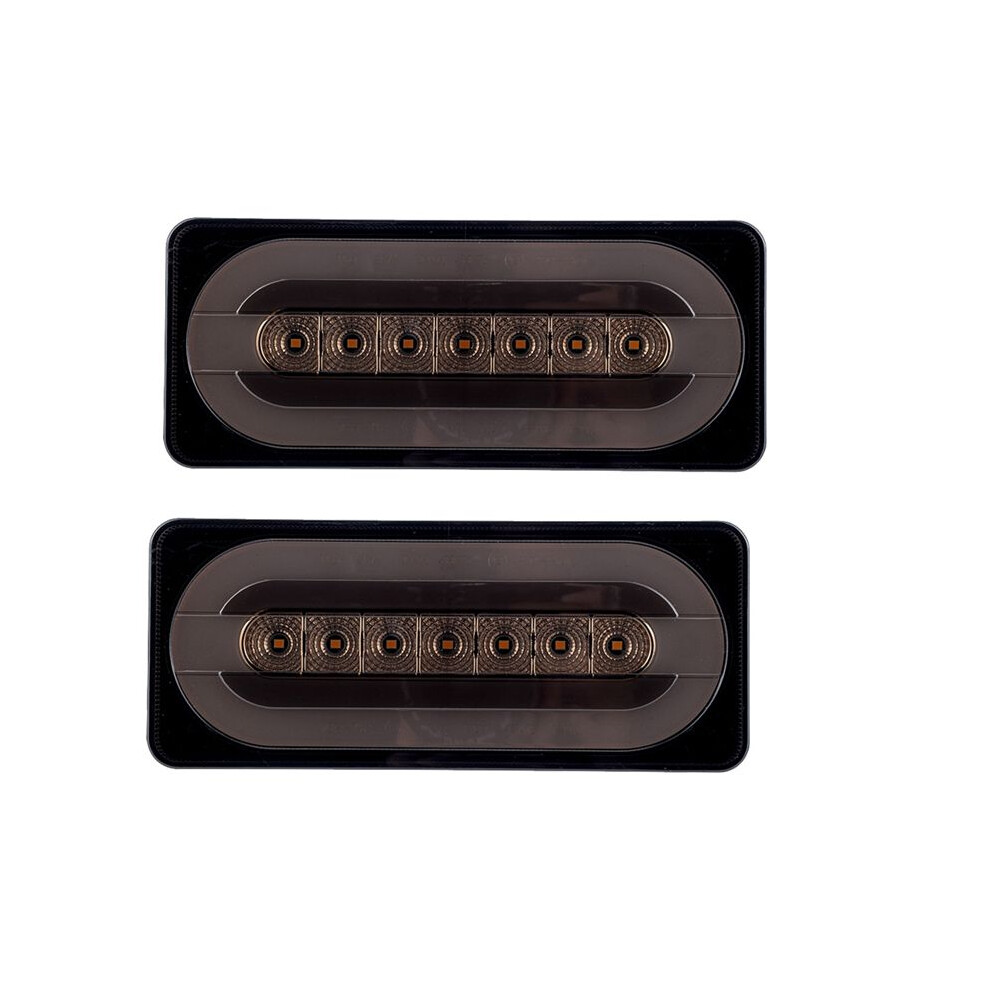 Car Led Dynamic Turn Signal S 12V-24V Tail Warning Outline Lamp For Bus Trailer Rv Truck Mk-022,A Light 6033222675934