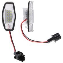 4 Stück Auto LED Kennzeichenbeleuchtung Kennzeichenleuchte Lampe für für Accord Schwarz