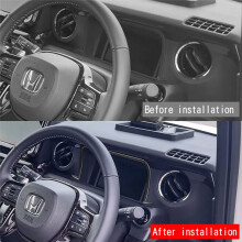 Autocollants de Garniture de Cadre D'Instrument de Voiture pour N-BOX 2024, Accessoires D'Intérieur de Voiture RHD en Fiber de Carbone