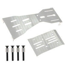 RC-Car-Upgrade-Basisschutzplatten-Kit Aus Edelstahl für 1/10 Arrma FURY MEGA RC-Car-Zubehör