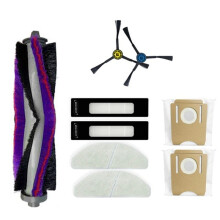 9 Stuks voor Midea S8 /Obode A8 /ETA Aurum PRO 6241/CLIEN T2 / ThinkAir RV50 Pro Sweeper Hoofd Zijborstel Dweil
