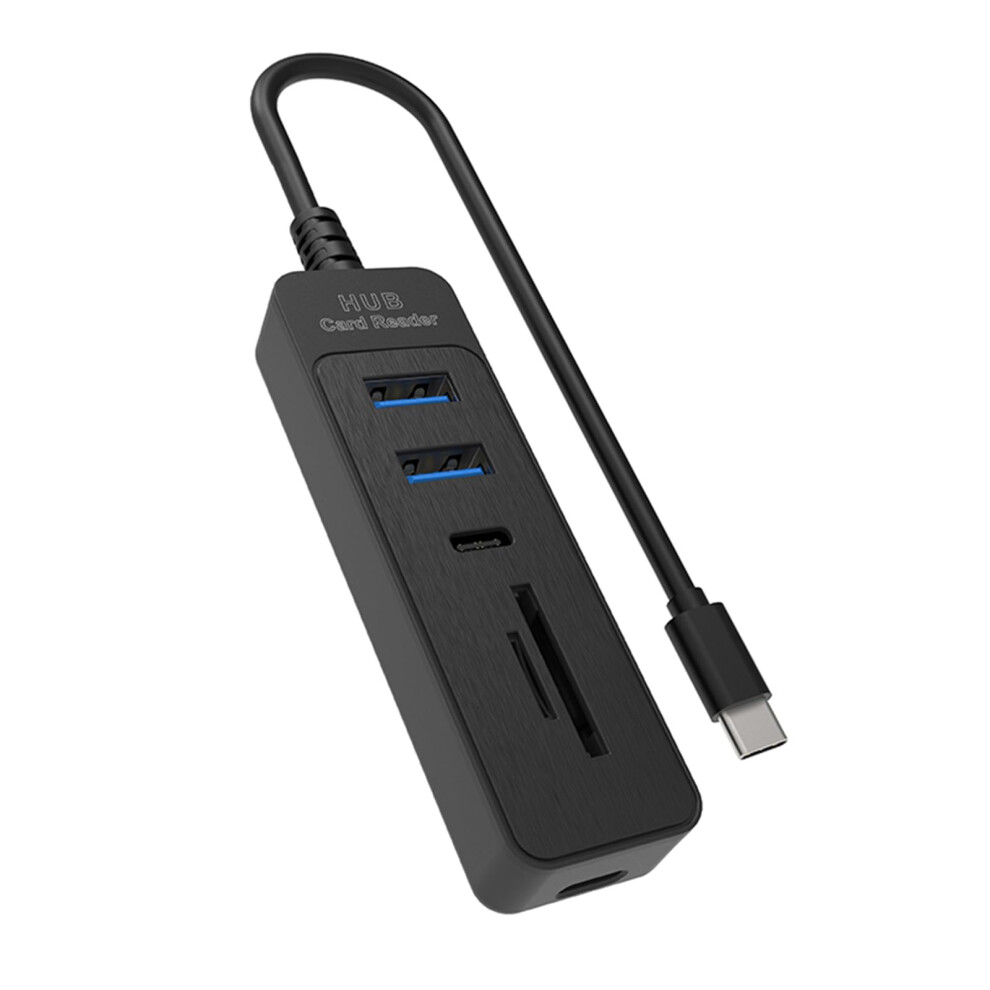 5 In 1 Usb Splitter For Typec Data Transfer, 3 Ports, Usb C Adapter, Double Storage Card Slots 9189345455155