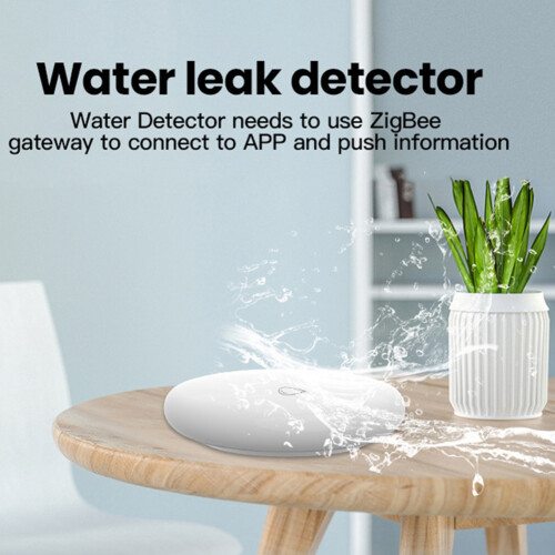 IP67 Wassertauchsensor Tuya Zigbee Hochwasserleckdetektor  Alarm Security Einweichsensor für  Home 2